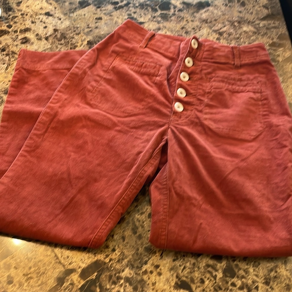 On hold//Free People Burnt Orange Corduroy Pants - Picture 13 of 14